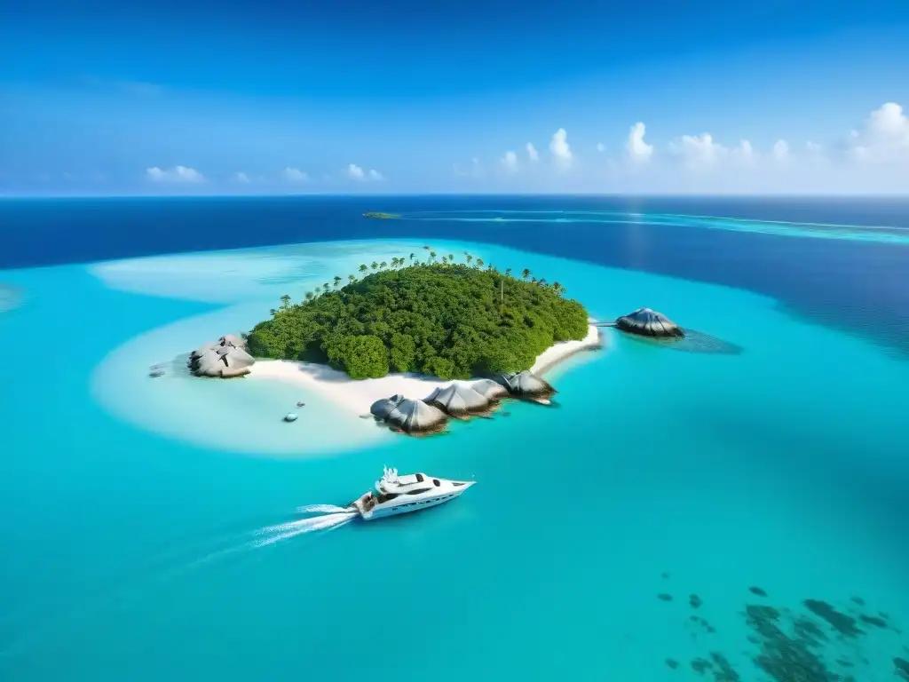 Paraíso exclusivo: isla privada de lujo con villas y vistas al mar Alquiler de Islas Privadas: Exclusivo paraíso con villas de lujo, piscinas infinitas y playas privadas