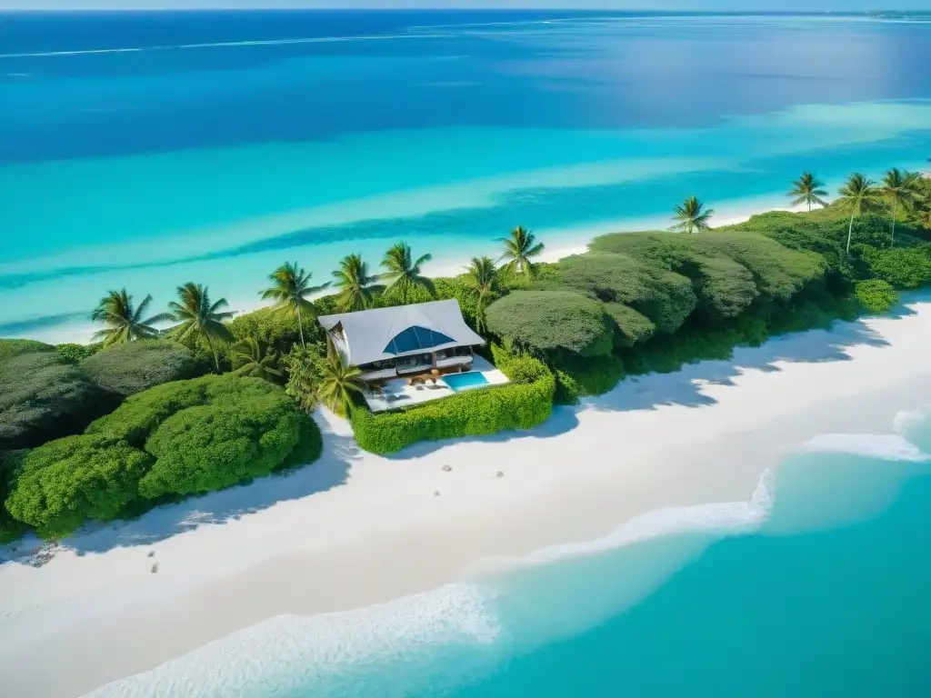 Paraíso costero: alquiler vacacional entre naturaleza y aguas turquesa Alquiler vacacional propiedades costeras 2023: Paraíso playero con aguas turquesas, palmeras y arena blanca