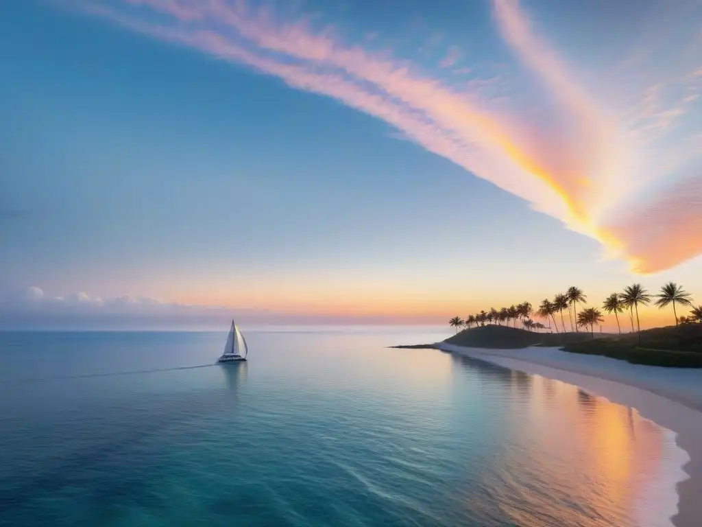 Atardecer dorado en la costa: tranquilidad y serenidad frente al mar Un atardecer sereno en la costa con aroma a mar y fragancias para el hogar