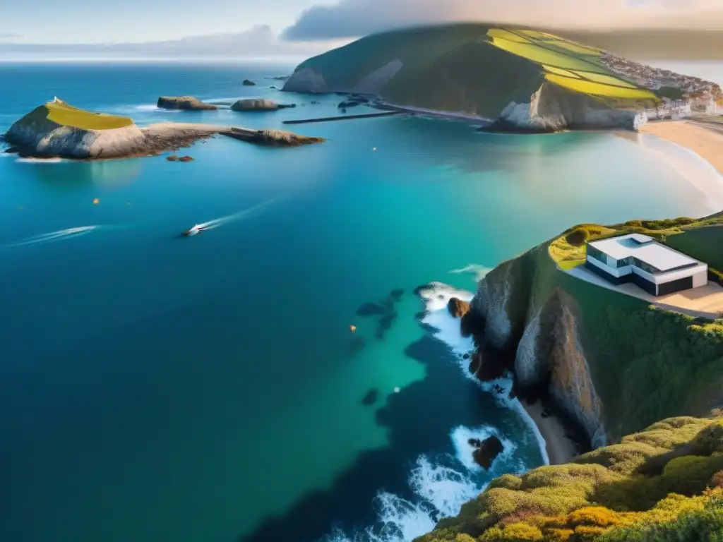 Vigilancia costera: tecnología avanzada en armonía con la naturaleza Avanzadas tecnologías de vigilancia para propiedades costeras en entorno marino
