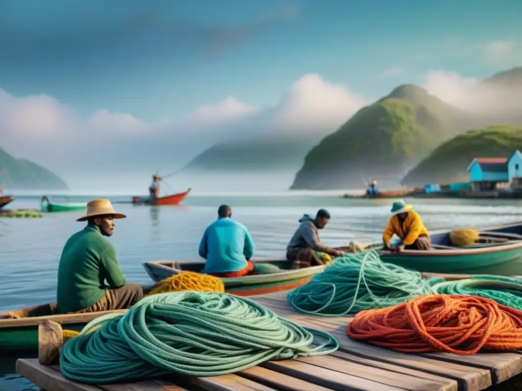 Pescadores costeros: adaptación al cambio climático Comunidad costera adapta redes de pesca ante cambio climático