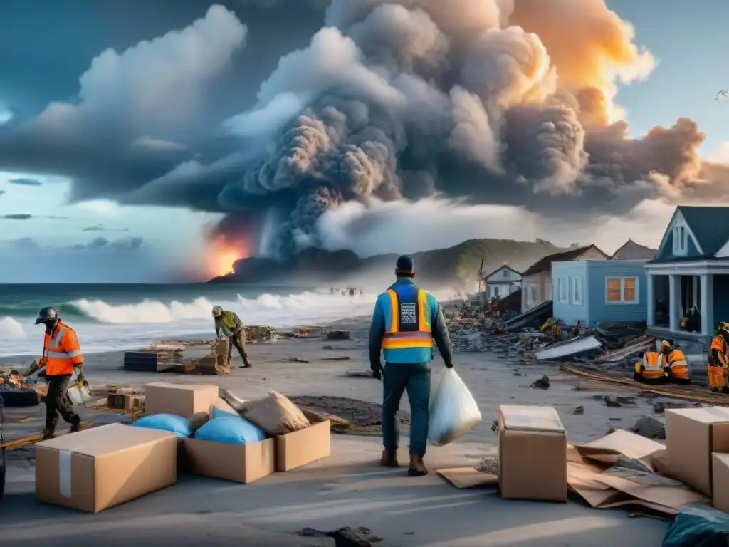 Resiliencia y solidaridad: reconstrucción post terremoto en pueblo costero Comunidad costera se une para reconstruir tras terremoto, resaltando la solidaridad y la esperanza