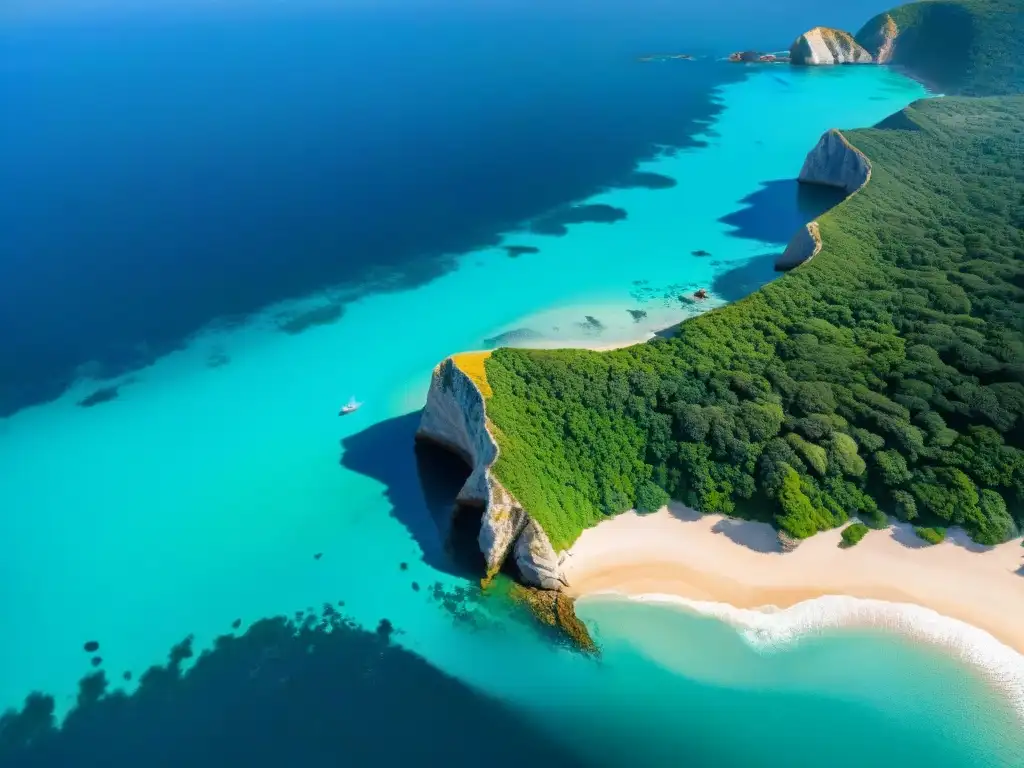 Costa Exótica: Playas, Acantilados y Naturaleza en Alta Resolución Costa extranjera con playas de arena, acantilados rocosos y vegetación exuberante