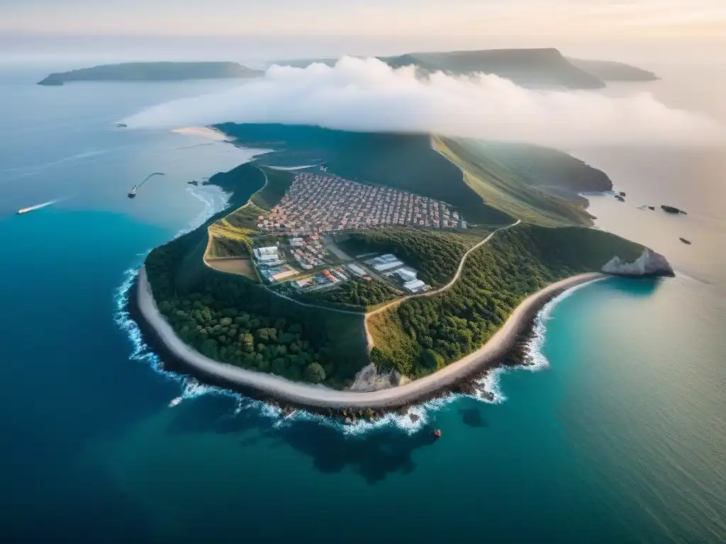 Costa en conflicto: tensiones geopolíticas en la costa, una mirada aérea Costa con tensiones geopolíticas: reflejo de conflictos y oportunidades mercado costero