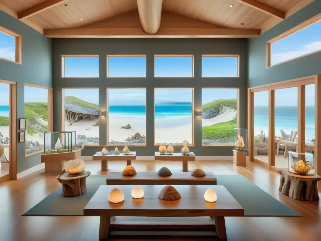 Galería costera: arte marino y serenidad Galería costera con arte marino y decoración náutica
