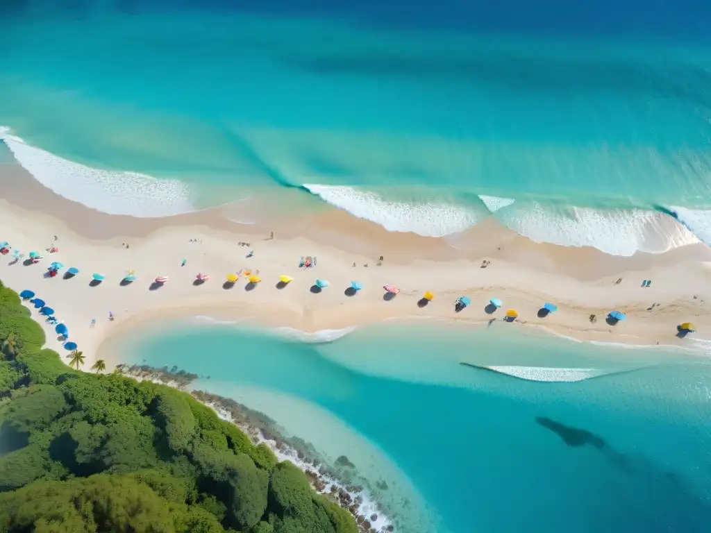 Paraíso costero: aguas turquesas, playas doradas y palmeras Destino vacacional costero: aguas turquesas, playas doradas, palmeras verdes y políticas cancelación plataformas vacaciones costeras