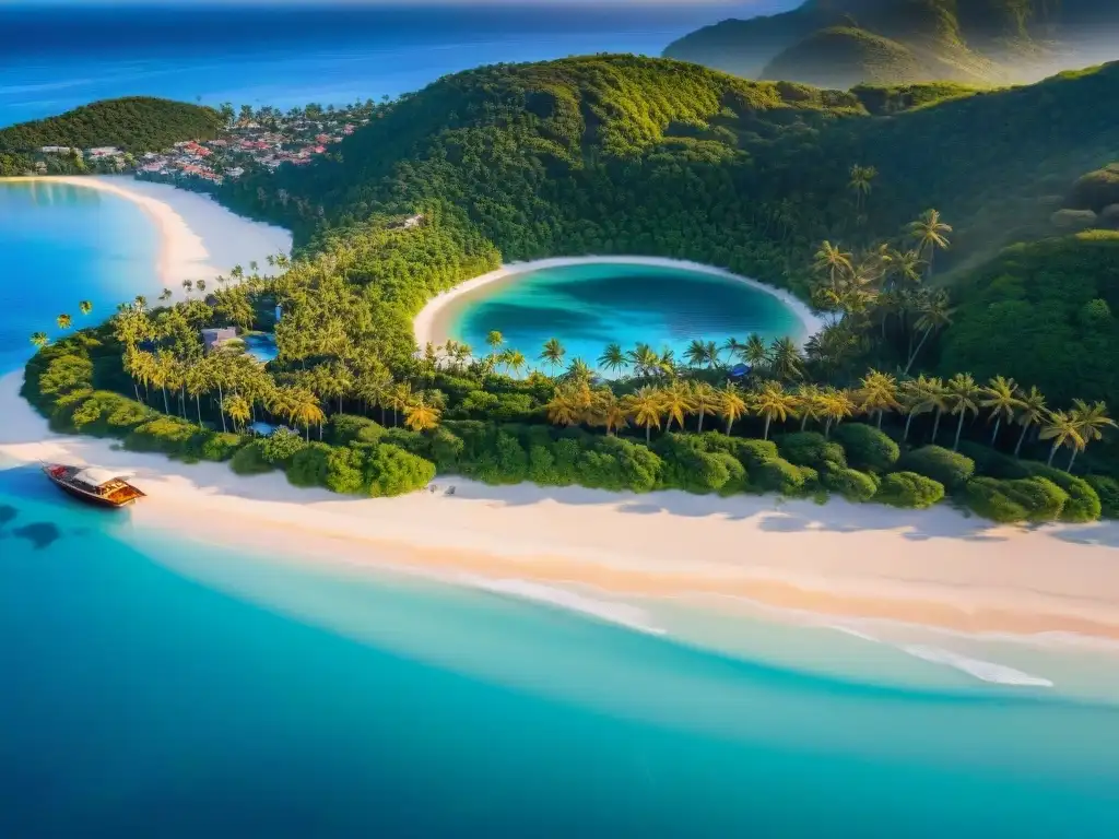 Destino de vacaciones perfecto: Pueblo costero al atardecer Un destino vacacional perfecto en 2023: Alquiler vacacional costero tendencias 2023