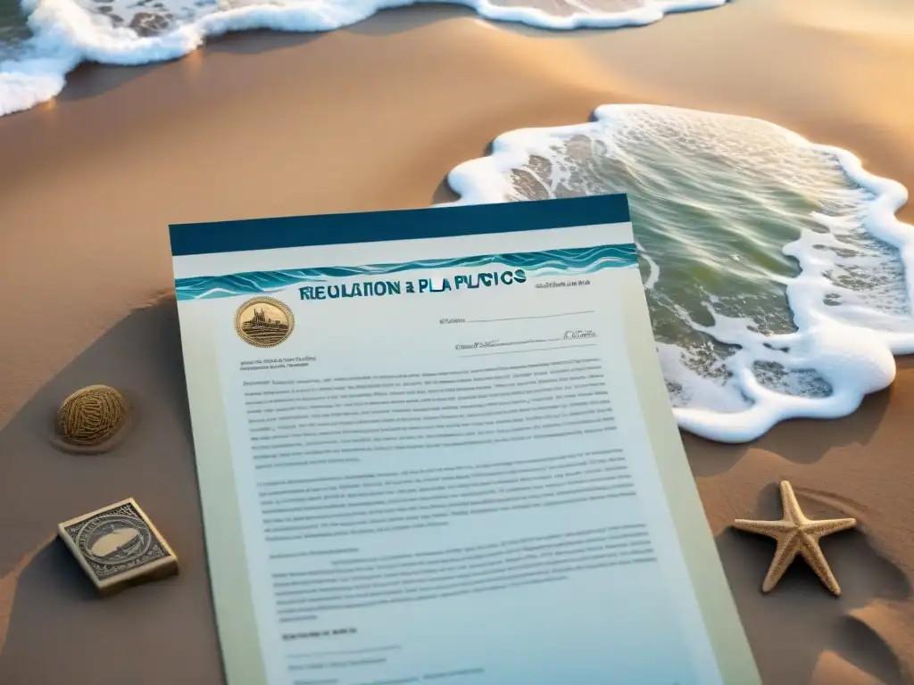 Regulaciones Legales para Acceso a Playas: Detalles Oficiales Detalle legal de 'Regulaciones para Acceso a Playas y Espacios Públicos' con firma y sello oficial
