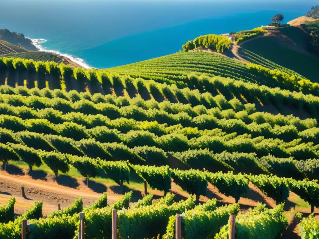Viñedos dorados junto al mar: degustación de vinos en California Un día perfecto de vino y naturaleza en las mejores propiedades costeras de California