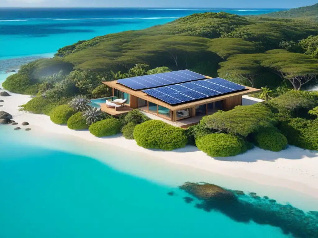 EcoDiseño en propiedades costeras del mundo: Una casa sostenible en la playa con elementos ecofriendly innovadores