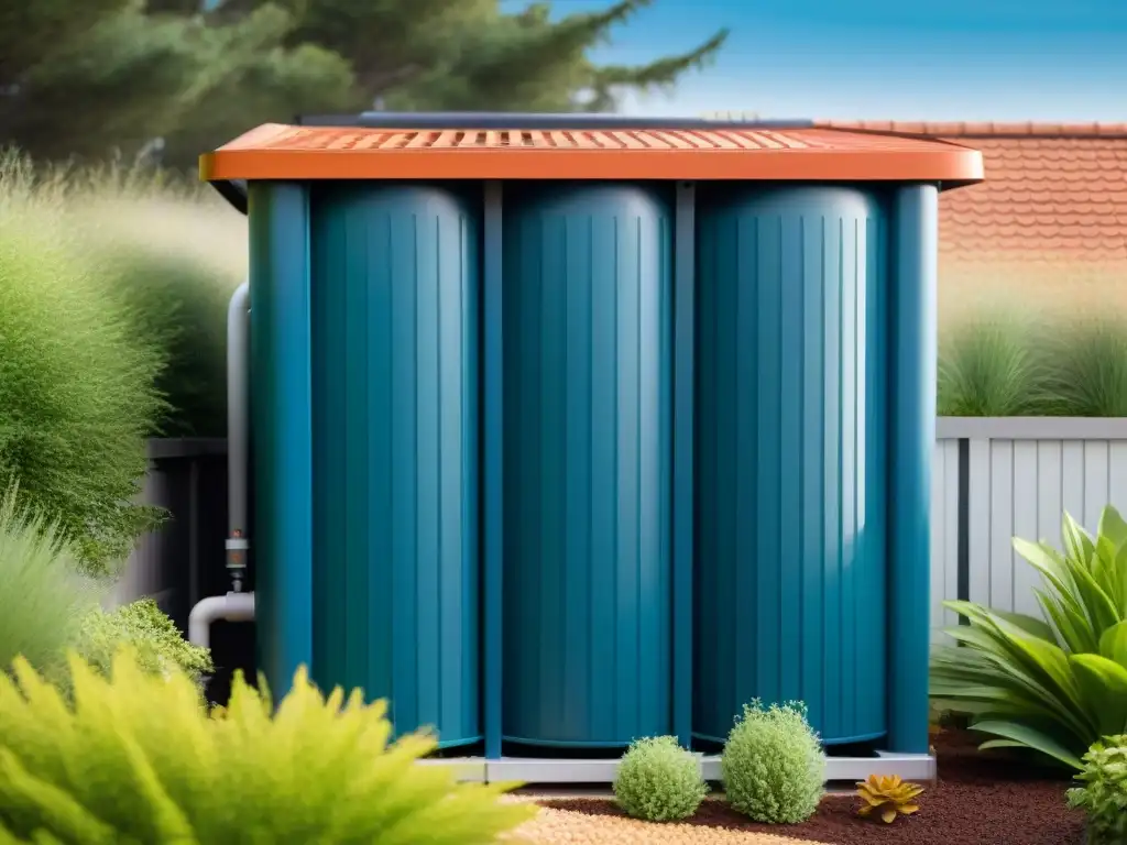 Propiedad costera moderna con sistema de recolección de agua de lluvia integrado Elegante propiedad costera con sistema de recolección de agua lluvia integrado