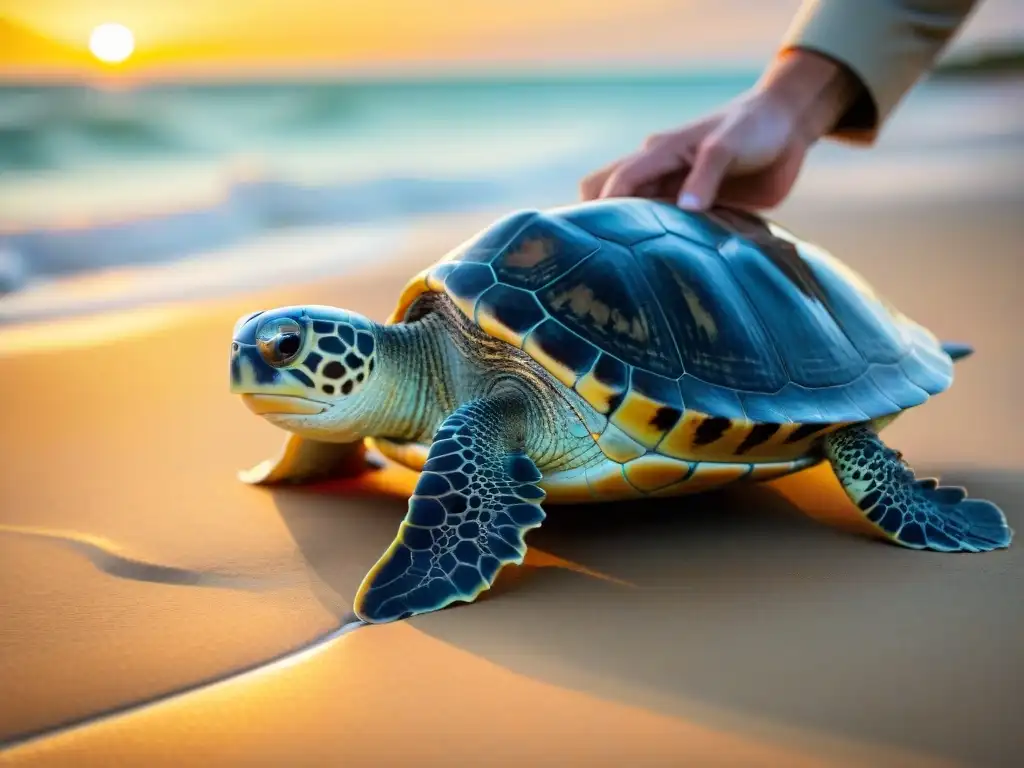 Emotiva liberación de tortugas marinas al atardecer en EcoResorts Un emotivo atardecer en EcoResorts protección vida marina: biólogos liberan tortugas marinas rehabilitadas al mar