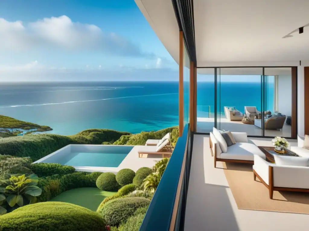 Propiedad costera: diseño elegante con vista al mar Planificación espacial en propiedades costeras: diseño arquitectónico integrado con el entorno marino