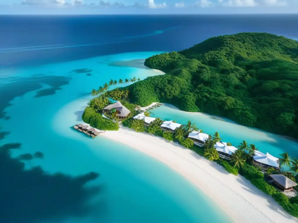 Paraíso exclusivo: Resort de lujo en isla privada del Caribe Estilo de vida en costas exclusivas: Resort de lujo en isla privada del Caribe con playas blancas, aguas turquesas y villas lujosas