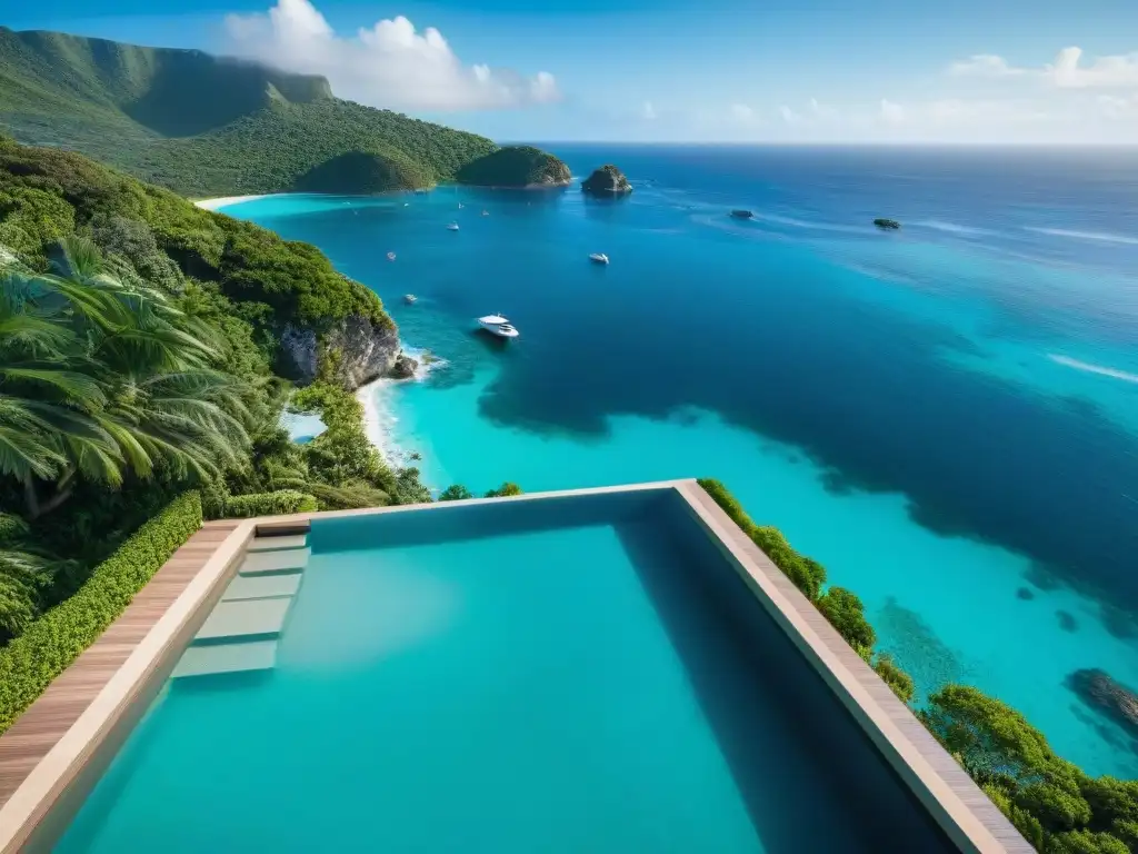 Propiedad costera de lujo con piscina infinita privada y vistas al mar Exclusiva propiedad costera de lujo con infinity pool y amenidades propiedades costeras lujo