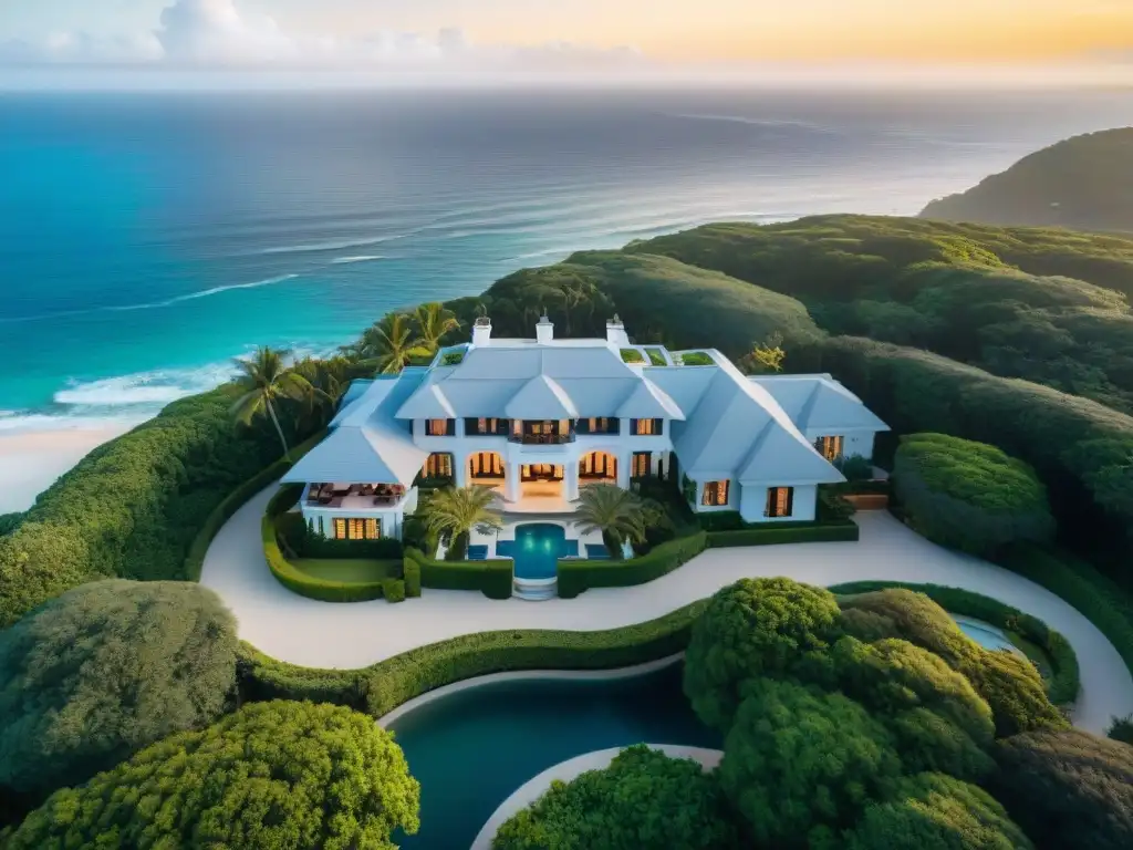 Propiedad costera de lujo: diseño elegante y vistas impresionantes Una exclusiva propiedad costera de lujo con pólizas premium y vistas impresionantes al mar