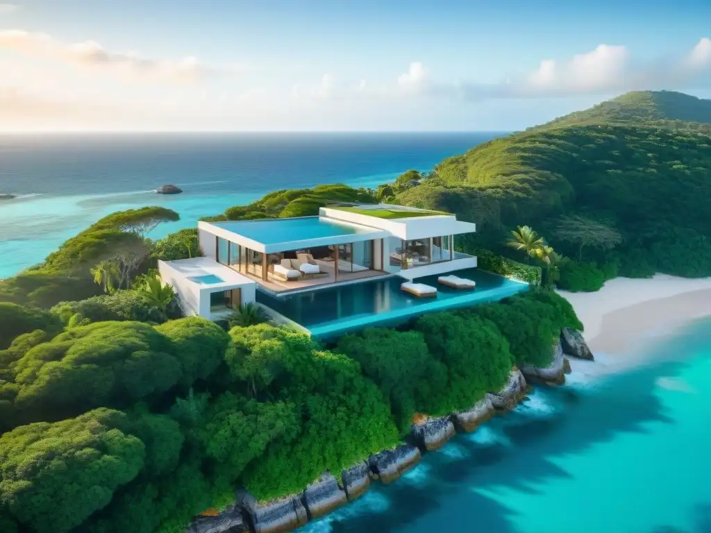 Propiedad de lujo frente al mar: arquitectura moderna y vistas panorámicas Exclusiva propiedad costera con vistas panorámicas al mar