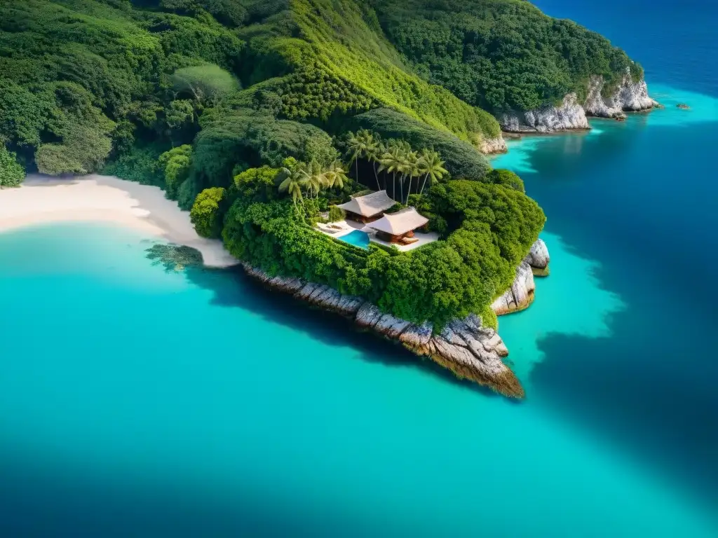 Propiedad costera exclusiva entre naturaleza exuberante y aguas turquesa Un exclusivo refugio costero entre vegetación exuberante y aguas turquesa