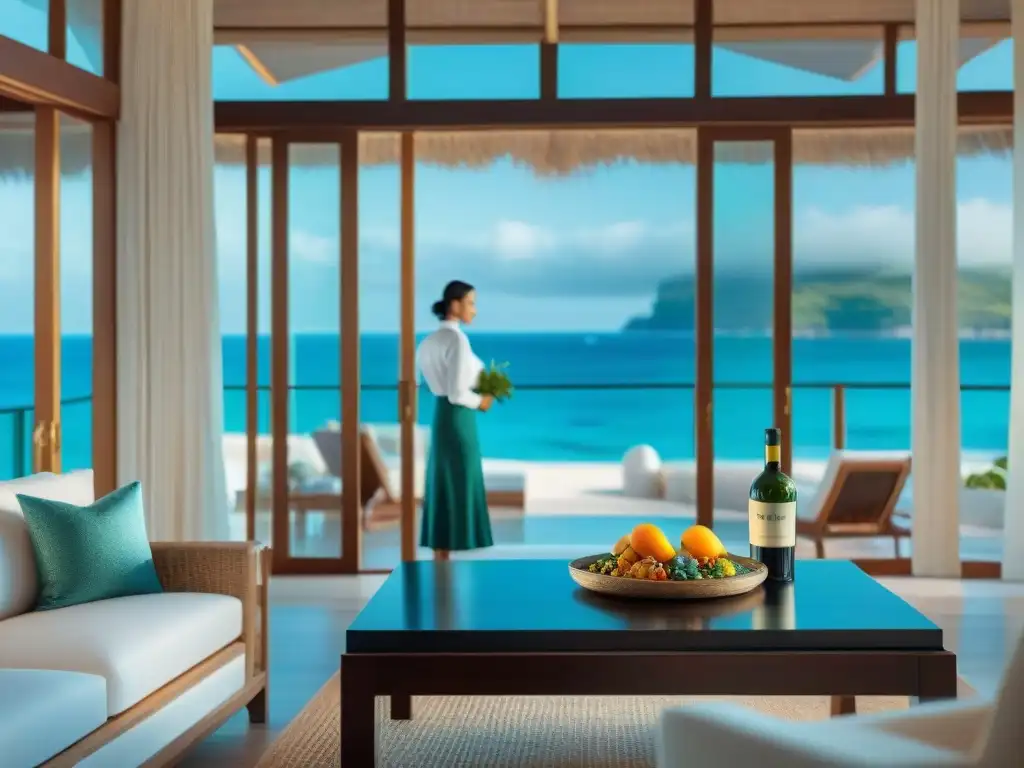 Exclusivo servicio concierge en villa de lujo frente al mar Una experiencia de lujo junto al mar con servicio de concierge: villa en la playa, chef personal, ambiente exclusivo y elegante