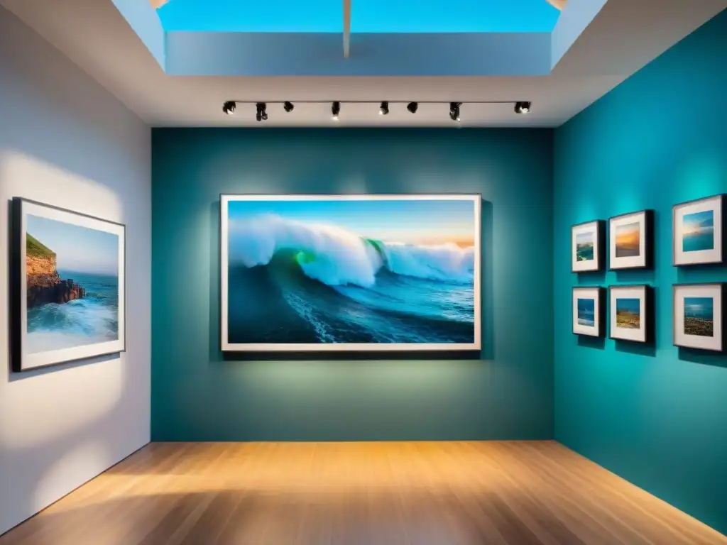 Exposición costera: arte contemporáneo inspirado en el mar Una exposición de arte costero vibrante y diversa, con obras contemporáneas inspiradas en el mar