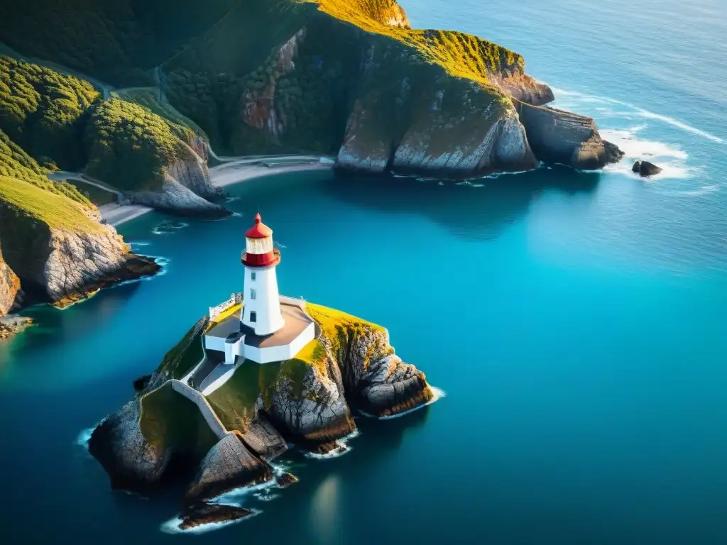 Espléndido faro histórico en acantilado: lujo y belleza marítima Un faro como residencia vacacional exclusiva, en un acantilado majestuoso sobre el mar