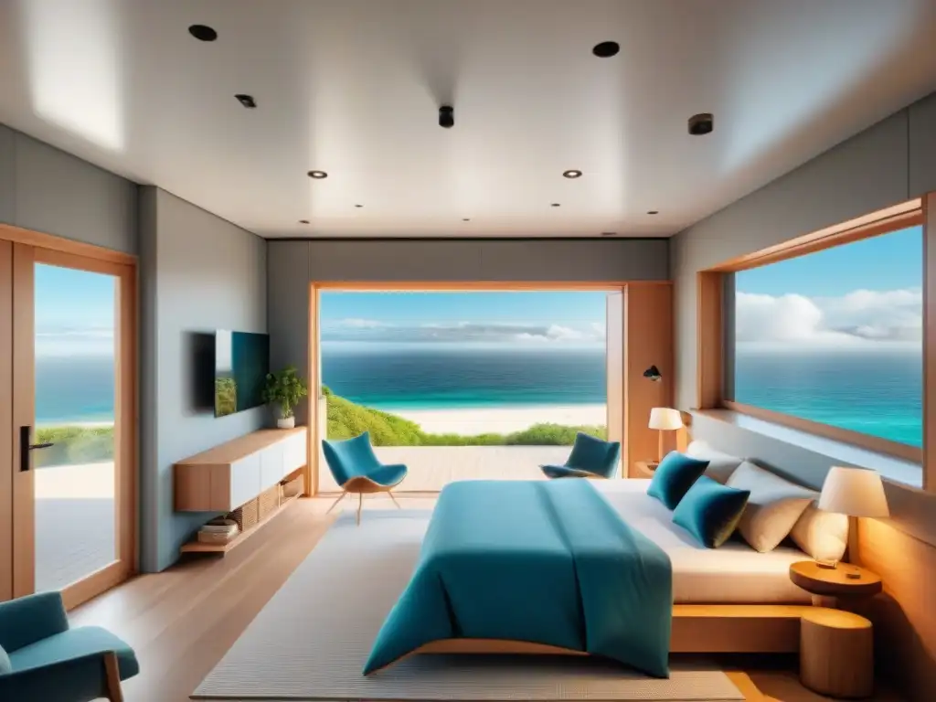 Diseño inteligente en casa de playa: soluciones espaciales innovadoras Un hogar playero con diseño inteligente en casas de playa, espacios multifuncionales y soluciones de almacenamiento oculto