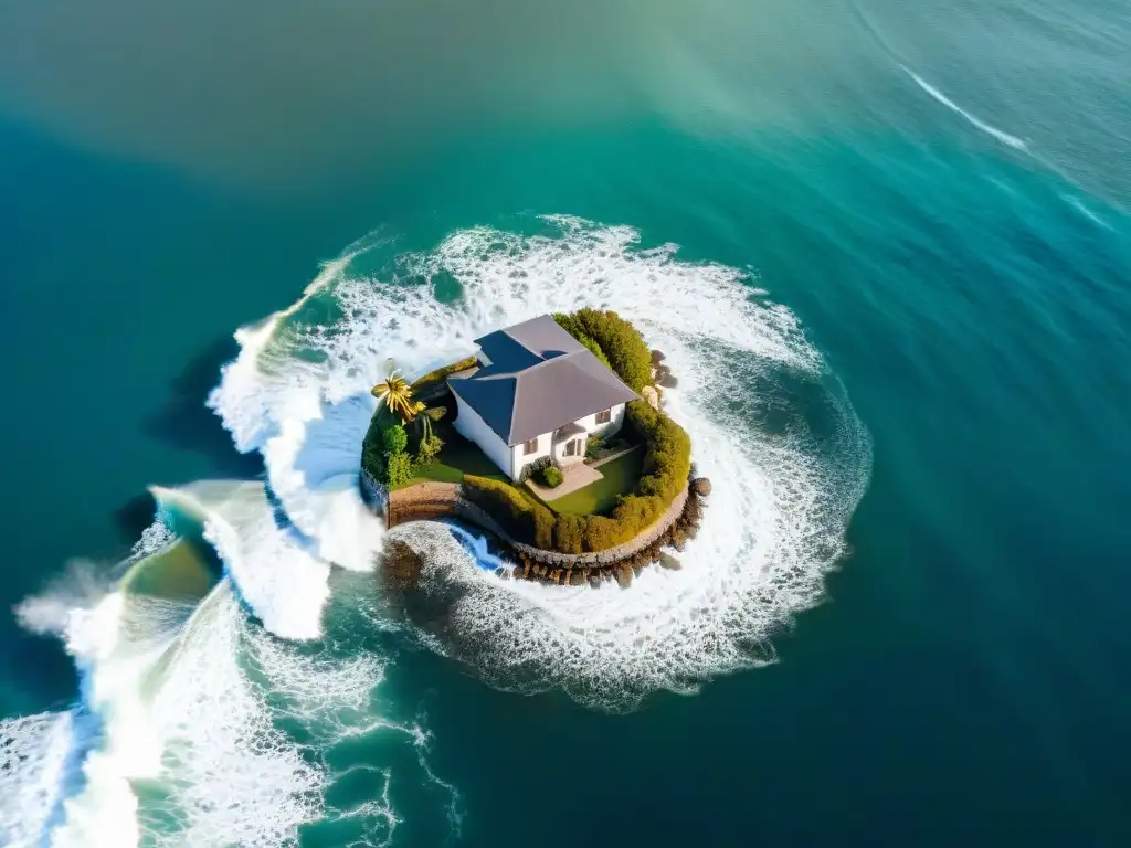 Inminente impacto del cambio climático en propiedades costeras Impacto del cambio climático en propiedades costeras: propiedad sumergida por el aumento del nivel del mar