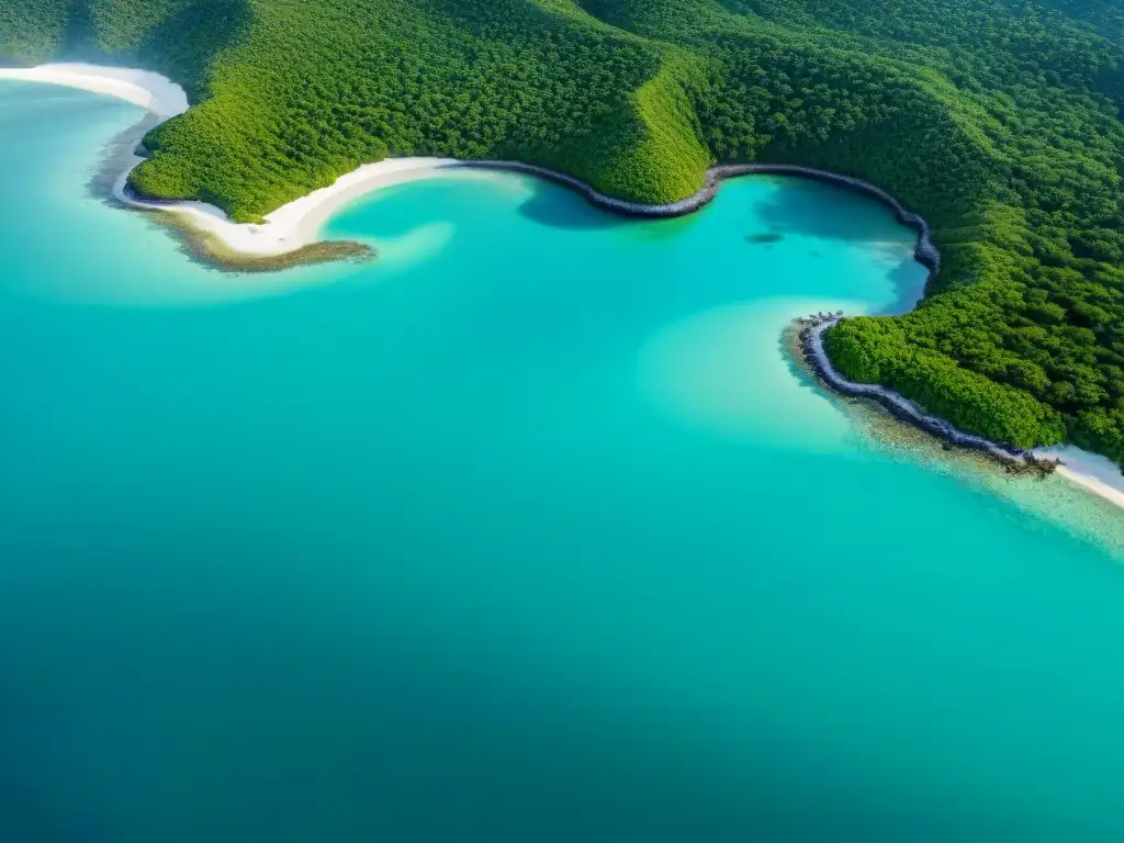 Costa tropical: el equilibrio natural en un paraíso marino Un impresionante equilibrio de colores y texturas en un ecosistema costero, lecciones sobre la degradación