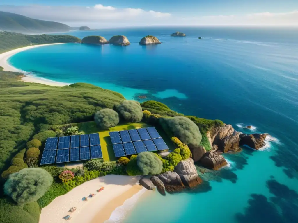 Armonía sostenible: tecnologías verdes en propiedad costera Innovaciones sostenibles en propiedades costeras: armonía entre tecnología y naturaleza en un paraíso costero