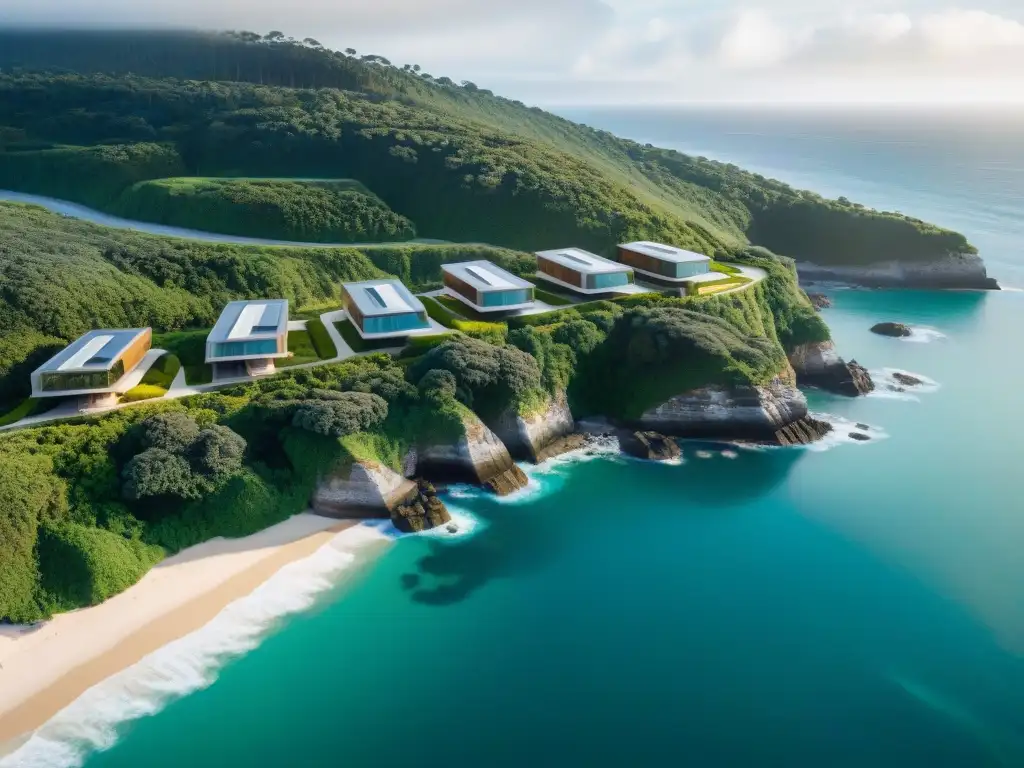 Arquitectura biofílica costera: fusión natural y sostenible Innovadora arquitectura biofílica en construcciones costeras integradas con la naturaleza