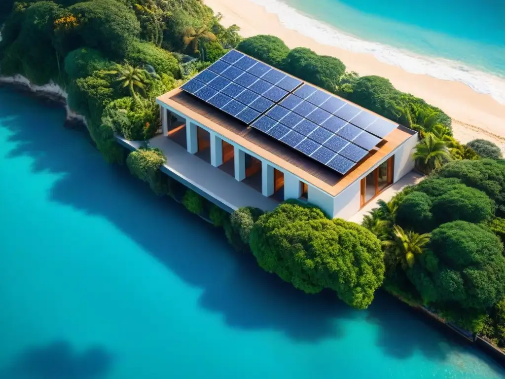 Propiedad costera sostenible: lujo ecofriendly en playas paradisíacas Innovadora propiedad costera sostenible con paneles solares y techos verdes, rodeada de playas vírgenes y aguas cristalinas