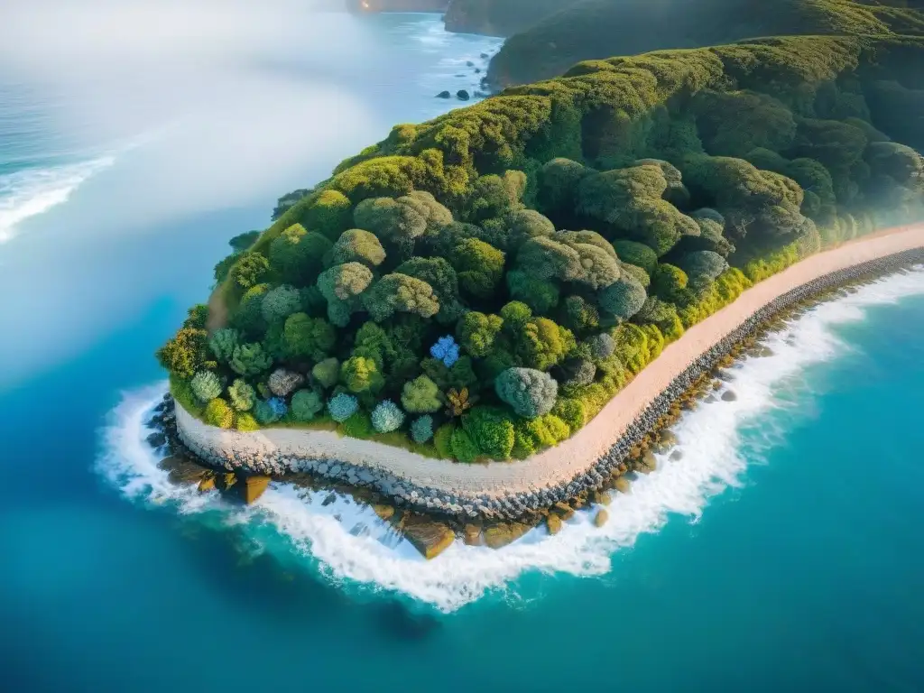 Protección costera innovadora: muros de contención y naturaleza en armonía Innovadora protección contra erosión en propiedades costeras