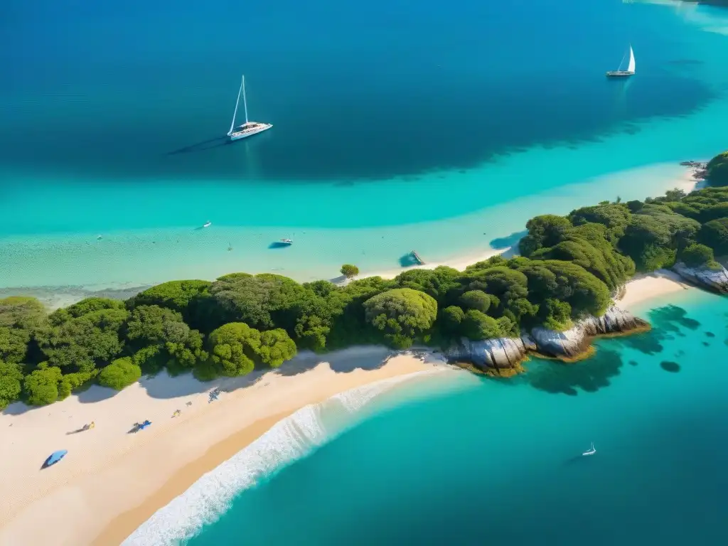 Costa paradisíaca: aguas turquesas y playas doradas Inversión inteligente en propiedades costeras: Costa dorada con aguas turquesa y marina animada