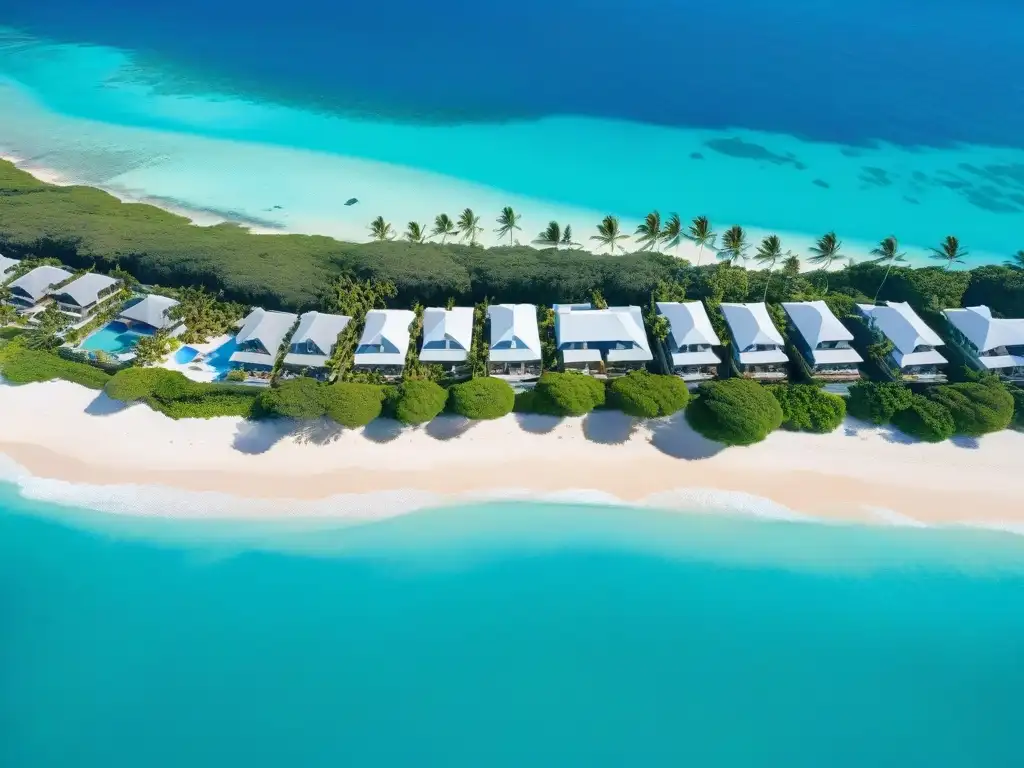Paraíso costero: villas de lujo frente al mar turquesa Inversión a largo plazo en propiedades costeras: Costa dorada, aguas turquesa y villas de diseño moderno