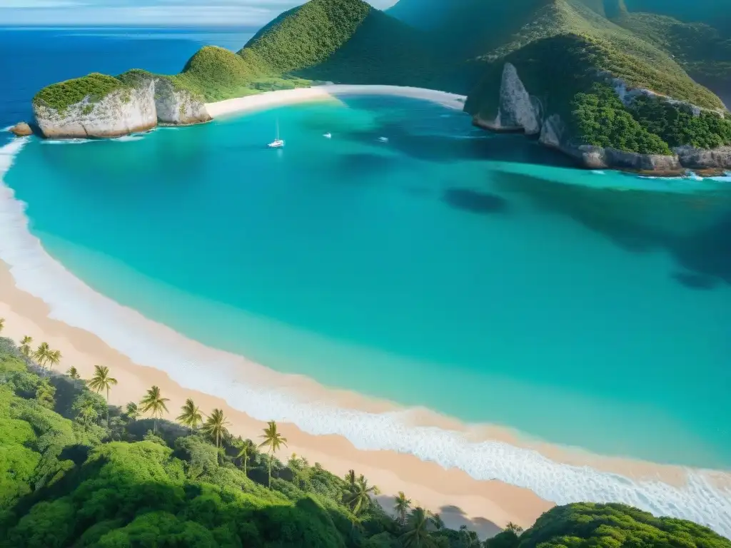 Costa paradisíaca: aguas turquesas y playas doradas Inversión a largo plazo en propiedades costeras: costa prístina con aguas turquesa, playas doradas y palmeras