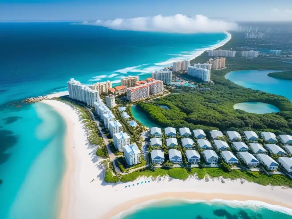 Inversión rentable: Ciudad costera de lujo en alta resolución Inversión rentable en REITs costeros: lujosas propiedades frente al mar en una ciudad costera pintoresca