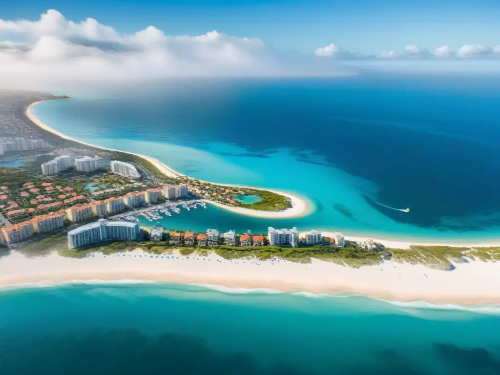 Costa lujosa: inversión en propiedades frente al mar Inversiones en propiedades costeras: Impresionante ciudad costera con lujosas propiedades frente al mar, marinas y paseos llenos de vida