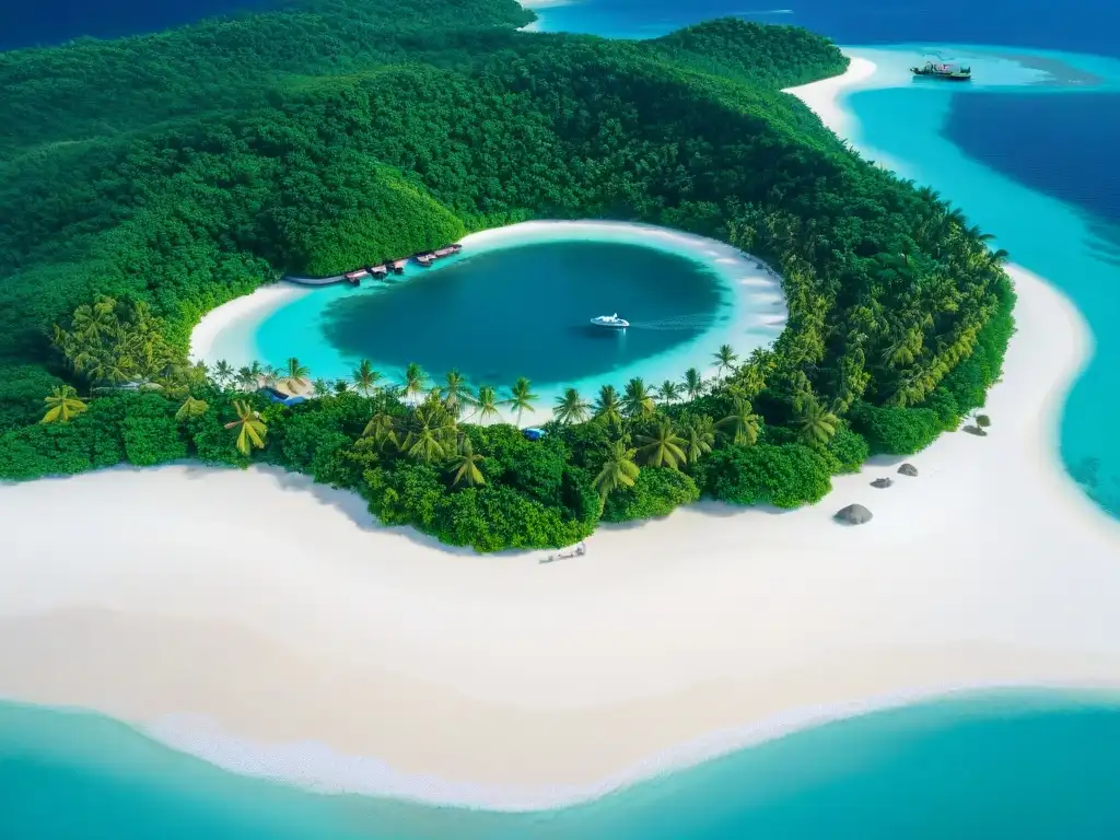 Isla privada de lujo: paraísos inigualables en el mercado inmobiliario Una isla privada de lujo en aguas turquesa, con villas exclusivas, muelles privados y paisajes tropicales exuberantes