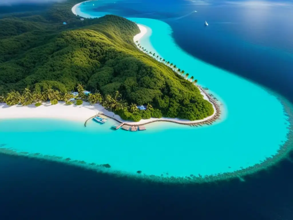 Paraíso privado: Inversión en isla exclusiva con villas de lujo y marina Inversión en isla privada: paraíso exclusivo con villas lujosas, marina y oportunidades de monetizar