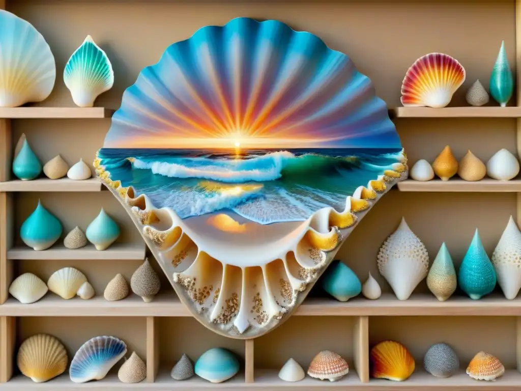 Arte costero: manos hábiles crean detalles intrincados en concha Manos de artista creando arte costero contemporáneo con técnicas innovadoras en concha marina
