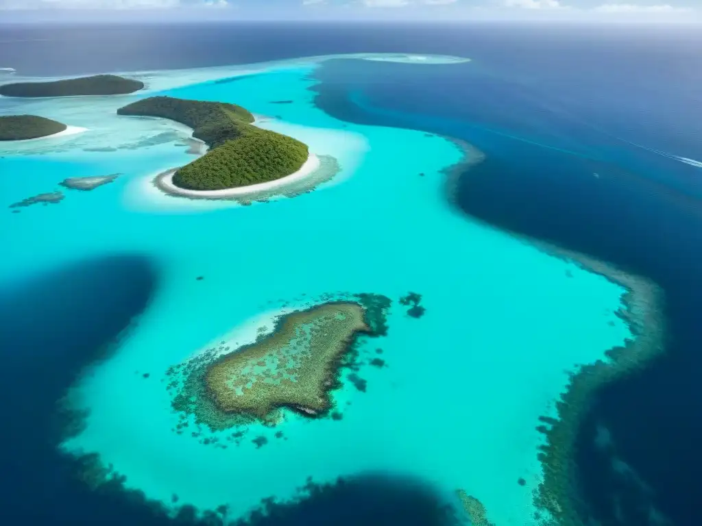 Reserva marina: paraísos submarinos protegidos Maravillosa reserva marina y propiedades costeras con aguas turquesa y arrecifes coloridos