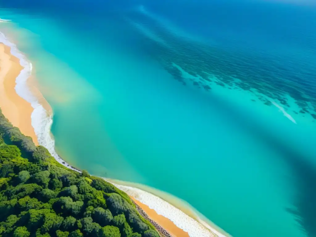 Costa paradisíaca: aguas turquesa y playas doradas Explora las mejores propiedades costeras con inteligencia artificial, en un paisaje costero idílico de aguas turquesas y playas doradas