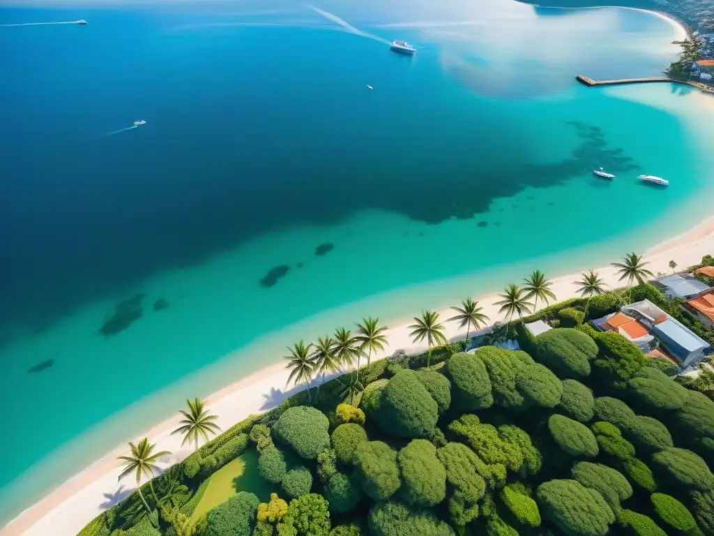 Descubre el mercado costero emergente propiedades en un destino de inversión vibrante con vista aérea