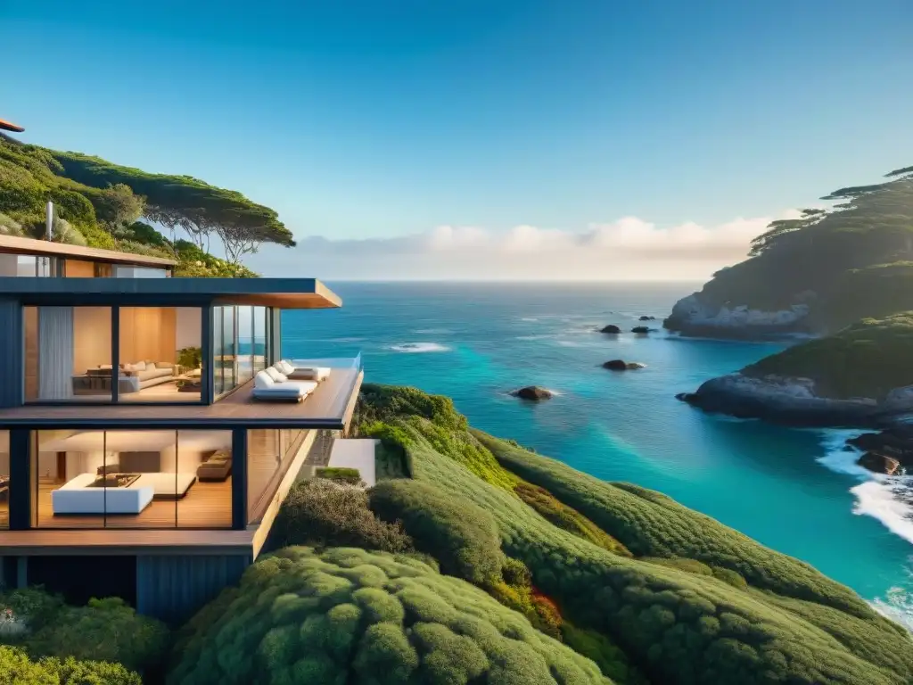 Residencia costera ecofriendly integrada con la naturaleza Una moderna casa costera ecoamigable con EcoDiseño en propiedades costeras sostenibles