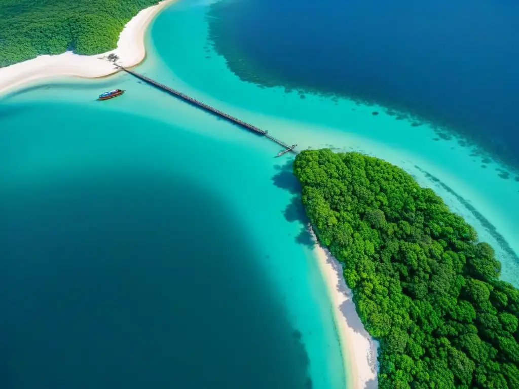 Ecosistema costero: pesca y conservación en armonía Un paisaje costero vibrante con manglares verdes y pescadores locales, mostrando la protección costera para bienestar humano