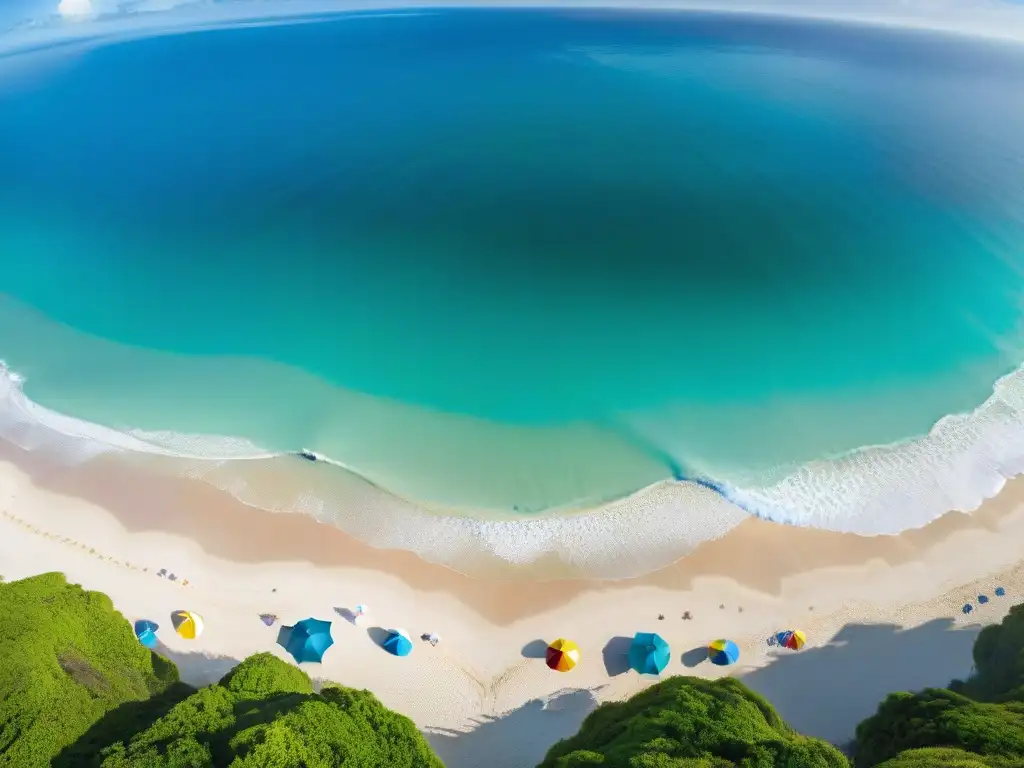 Paraíso costero al amanecer: playas de ensueño, aguas turquesas y palmeras Un paraíso costero emergente con oportunidades mercados costeros emergentes