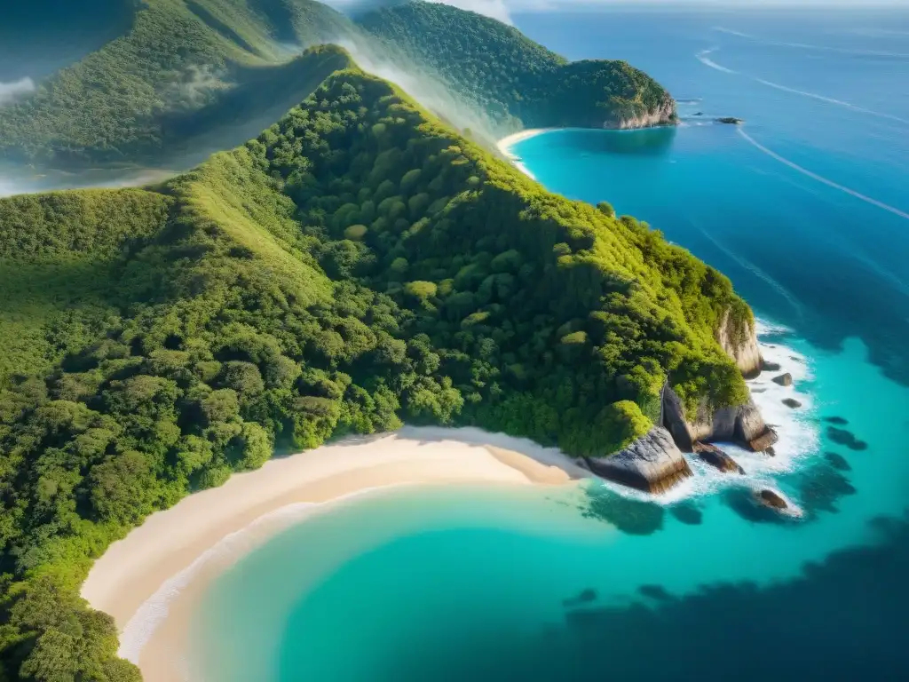 Costa ecoturística: armonía entre naturaleza y desarrollo Un paraíso costero donde la naturaleza y la arquitectura se funden en armonía