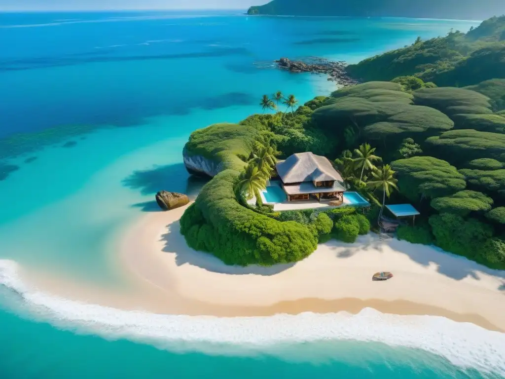 Paraíso costero: armonía entre lujo y naturaleza Un paraíso costero: propiedad entre naturaleza exuberante y aguas turquesa