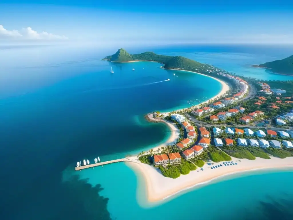 Paraíso cost Un paraíso costero con propiedades y marina