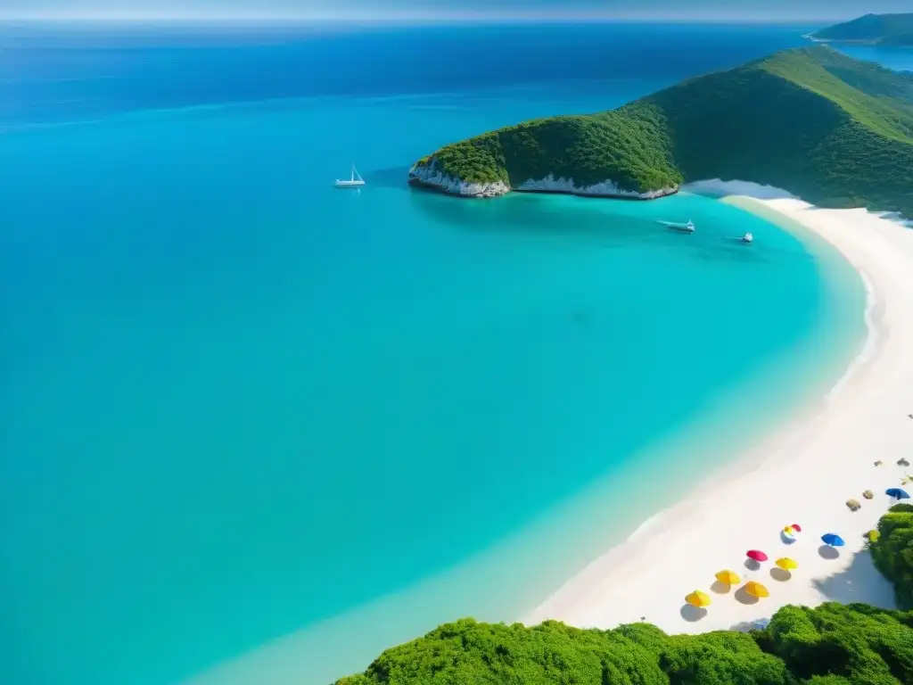 Paraíso costero: aguas turquesas y tradición Un paraíso costero donde turismo y tradiciones se funden en armonía: aguas turquesas, playas blancas y barcas pesqueras